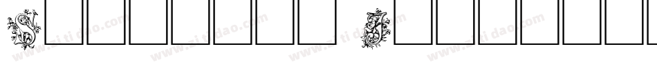 Saraband Initials字体转换